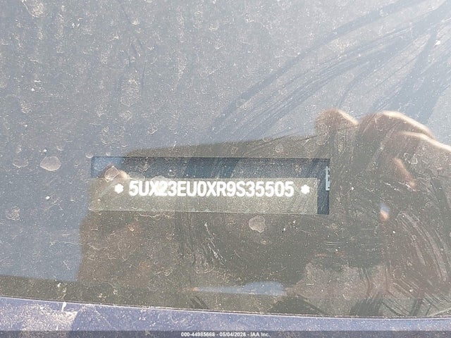 2024 Bmw X5 Xdrive40i მანქანა იყიდება აუქციონზე, vin: 5UX23EU0XR9S35505, აუქციონის ნომერი: 44985668