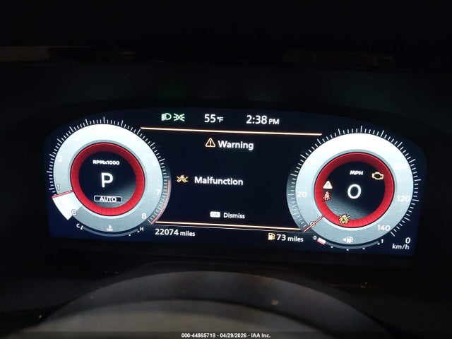 2024 Nissan Pathfinder Platinum 4wd მანქანა იყიდება აუქციონზე, vin: 5N1DR3DJ3RC308654, აუქციონის ნომერი: 44985718