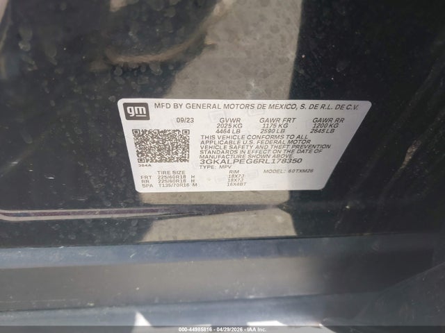 Продаж на аукціоні авто 2024 Gmc Terrain Fwd Slt, vin: 3GKALPEG6RL178350, номер лоту: 44985816