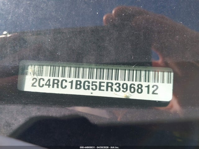 Продаж на аукціоні авто 2014 Chrysler Town & Country Touring, vin: 2C4RC1BG5ER396812, номер лоту: 44985831