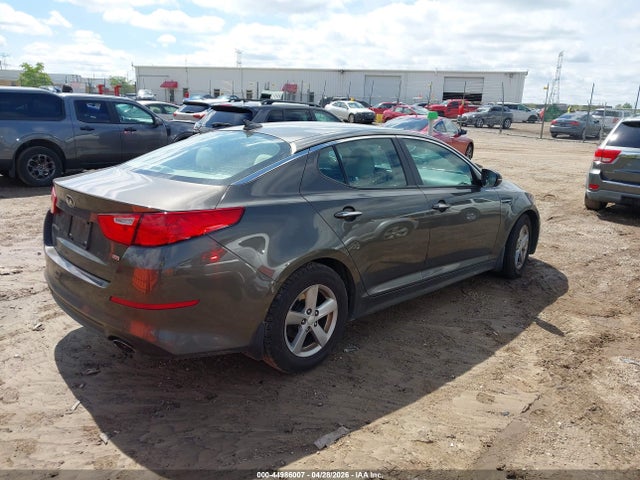 2015 Kia Optima Lx მანქანა იყიდება აუქციონზე, vin: 5XXGM4A73FG380724, აუქციონის ნომერი: 44986007