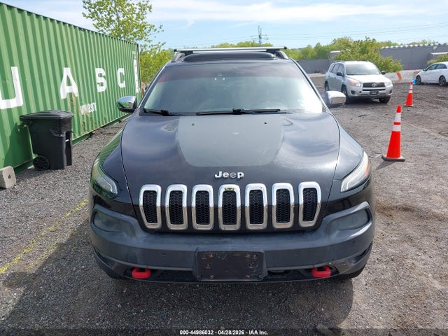 2014 Jeep Cherokee Trailhawk მანქანა იყიდება აუქციონზე, vin: 1C4PJMBS0EW161468, აუქციონის ნომერი: 44986032