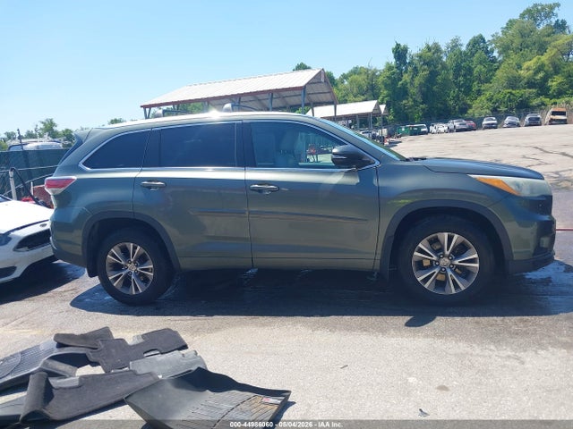 2015 Toyota Highlander Xle V6 მანქანა იყიდება აუქციონზე, vin: 5TDJKRFH2FS107721, აუქციონის ნომერი: 44986060