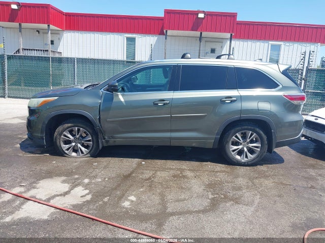 2015 Toyota Highlander Xle V6 მანქანა იყიდება აუქციონზე, vin: 5TDJKRFH2FS107721, აუქციონის ნომერი: 44986060