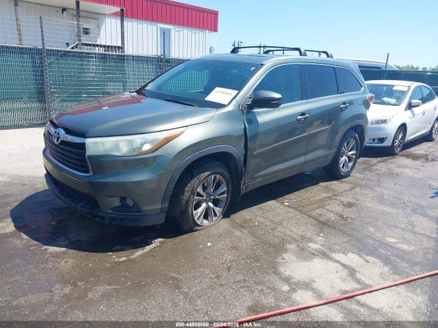 2015 Toyota Highlander Xle V6 მანქანა იყიდება აუქციონზე, vin: 5TDJKRFH2FS107721, აუქციონის ნომერი: 44986060