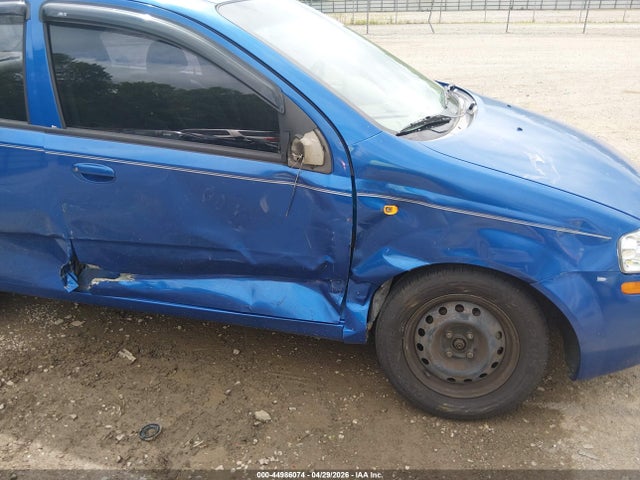 44986074 :رقم المزاد ، KL1TD52604B185538 vin ، 2004 Chevrolet Aveo مزاد بيع