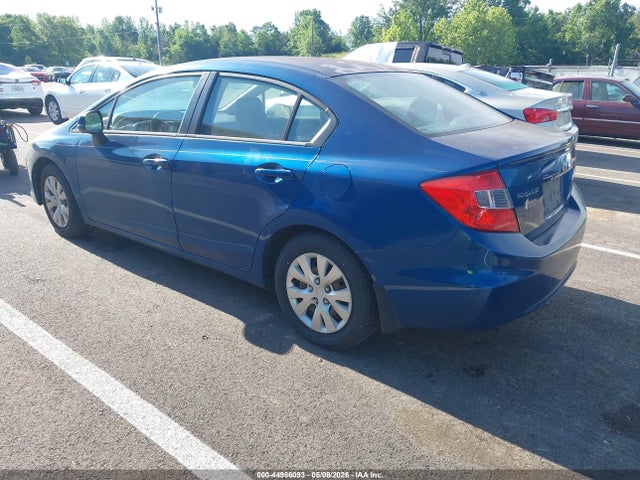 2012 Honda Civic Lx მანქანა იყიდება აუქციონზე, vin: 2HGFB2F52CH568805, აუქციონის ნომერი: 44986093