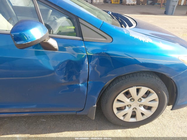 2012 Honda Civic Lx მანქანა იყიდება აუქციონზე, vin: 2HGFB2F52CH568805, აუქციონის ნომერი: 44986093