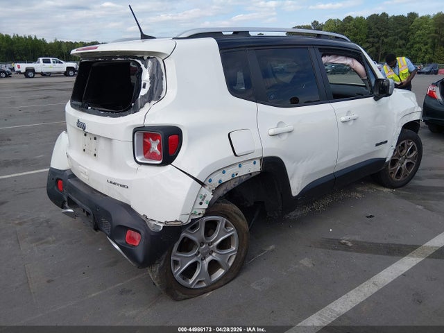 Aukcja sprzedaży 2018 Jeep Renegade Limited 4x4, vin: ZACCJBDB6JPH85587, numer aukcji: 44986173