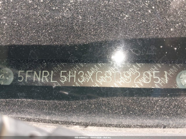 2016 Honda Odyssey Se მანქანა იყიდება აუქციონზე, vin: 5FNRL5H3XGB082051, აუქციონის ნომერი: 44986221