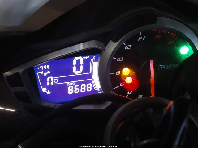 Auction sale of the 2013 Triumph Motorcycle Daytona 675/r, vin: SMTA02YK4DJ587505, lot number: 44986248