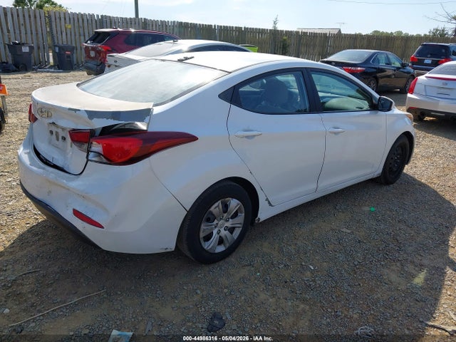 Aukcja sprzedaży 2016 Hyundai Elantra Se, vin: 5NPDH4AE9GH725900, numer aukcji: 44986316