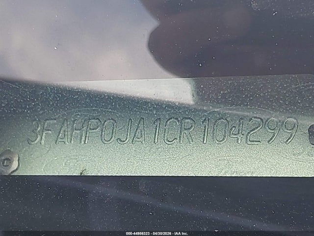 Aukcja sprzedaży 2012 Ford Fusion Sel, vin: 3FAHP0JA1CR104299, numer aukcji: 44986323