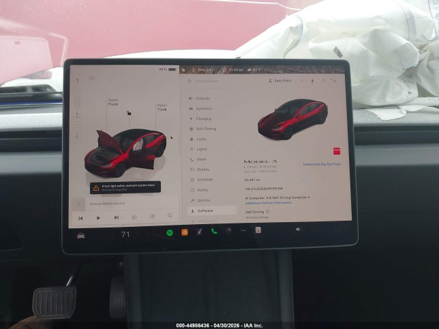 2024 Tesla Model 3 Long Range Dual Motor All-wheel Drive მანქანა იყიდება აუქციონზე, vin: 5YJ3E1EBXRF815108, აუქციონის ნომერი: 44986436