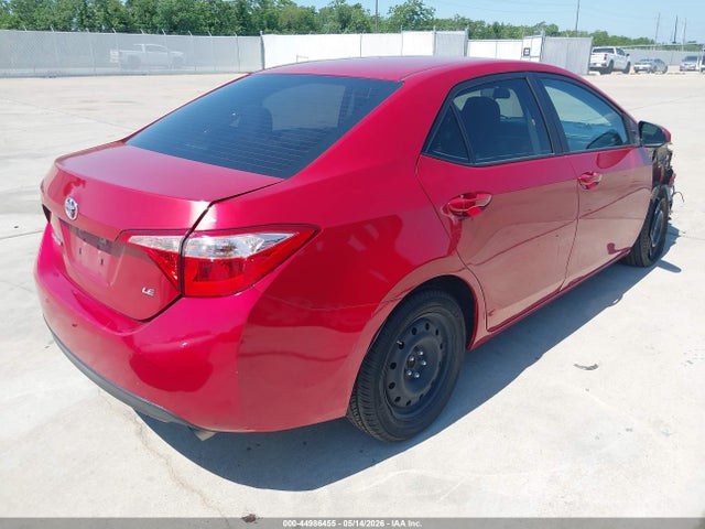 2018 Toyota Corolla Le მანქანა იყიდება აუქციონზე, vin: 5YFBURHEXJP824838, აუქციონის ნომერი: 44986455