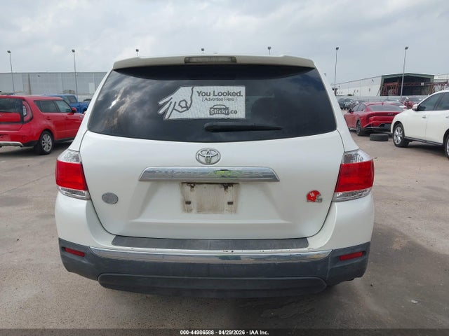 44986588 :رقم المزاد ، 5TDZA3EH8CS024259 vin ، 2012 Toyota Highlander مزاد بيع
