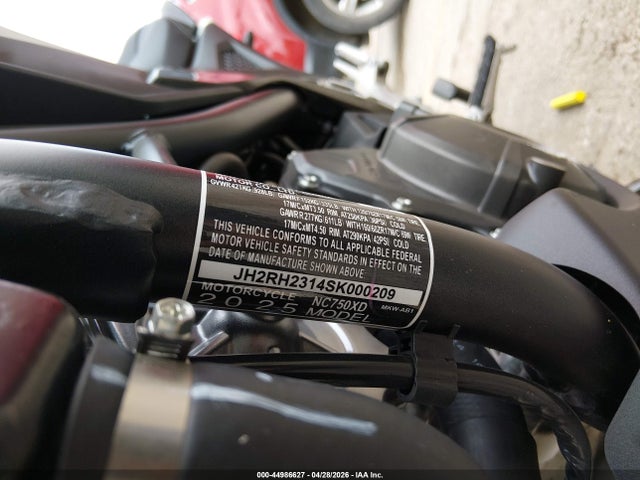 JH2RH2314SK000209 Honda Nc750 Xd