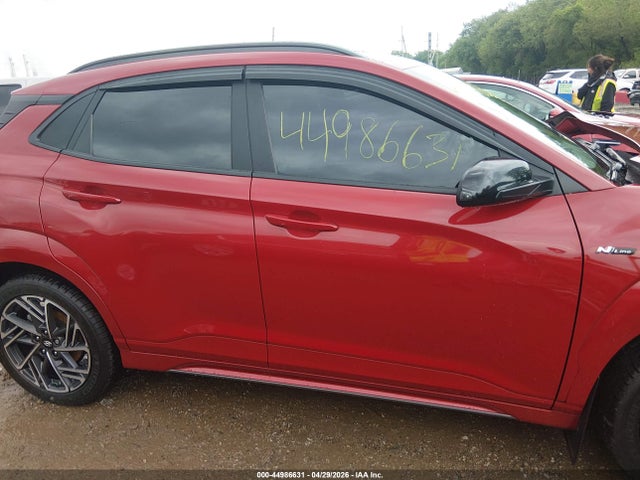2022 Hyundai Kona N Line მანქანა იყიდება აუქციონზე, vin: KM8K3CA34NU775388, აუქციონის ნომერი: 44986631