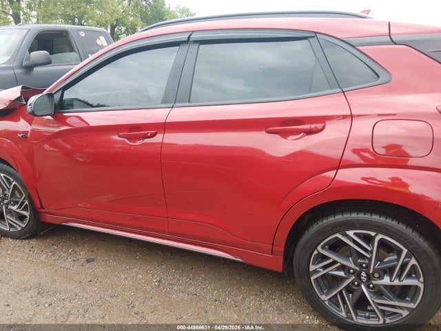 2022 Hyundai Kona N Line მანქანა იყიდება აუქციონზე, vin: KM8K3CA34NU775388, აუქციონის ნომერი: 44986631