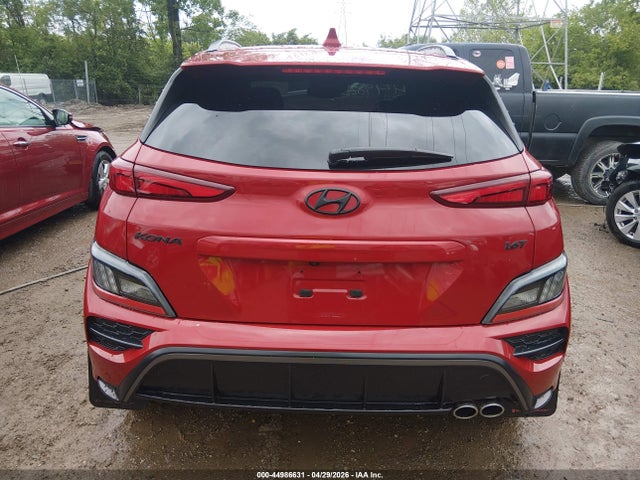 2022 Hyundai Kona N Line მანქანა იყიდება აუქციონზე, vin: KM8K3CA34NU775388, აუქციონის ნომერი: 44986631