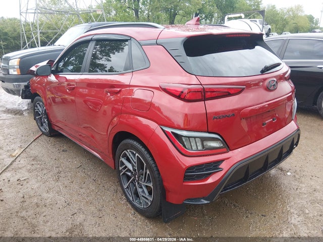 2022 Hyundai Kona N Line მანქანა იყიდება აუქციონზე, vin: KM8K3CA34NU775388, აუქციონის ნომერი: 44986631