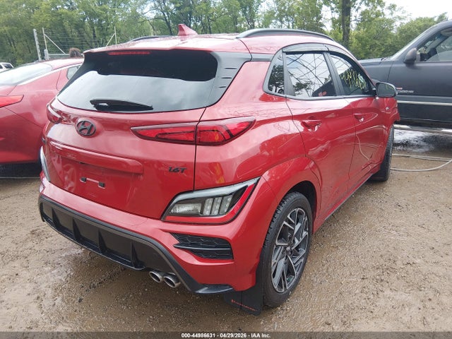 2022 Hyundai Kona N Line მანქანა იყიდება აუქციონზე, vin: KM8K3CA34NU775388, აუქციონის ნომერი: 44986631