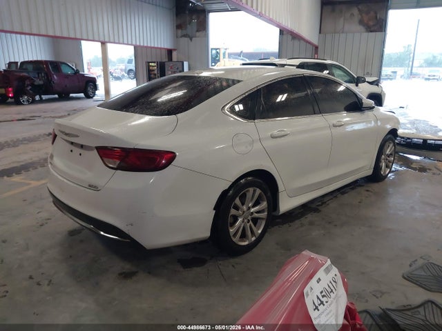 2015 Chrysler 200 Limited მანქანა იყიდება აუქციონზე, vin: 1C3CCCAB5FN649279, აუქციონის ნომერი: 44986673