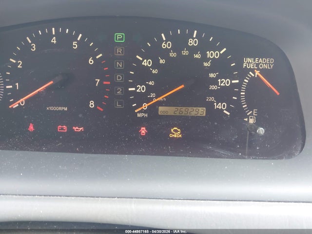 2001 Lexus Es 300 მანქანა იყიდება აუქციონზე, vin: JT8BF28G610307208, აუქციონის ნომერი: 44987165