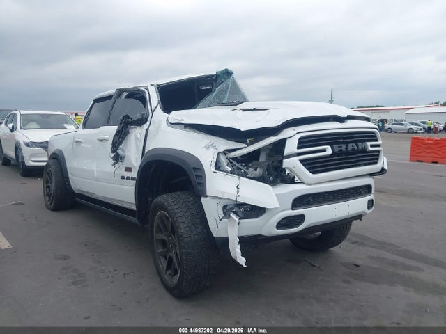 44987202 :رقم المزاد ، 1C6SRFJTXKN909872 vin ، 2019 Ram 1500 Laramie  4x4 5'7 Box مزاد بيع