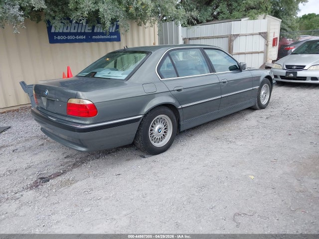 2001 Bmw 740il მანქანა იყიდება აუქციონზე, vin: WBAGH83451DP33124, აუქციონის ნომერი: 44987305
