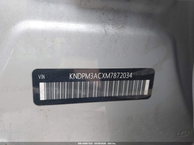 2021 Kia Sportage Lx მანქანა იყიდება აუქციონზე, vin: KNDPM3ACXM7872034, აუქციონის ნომერი: 44987325