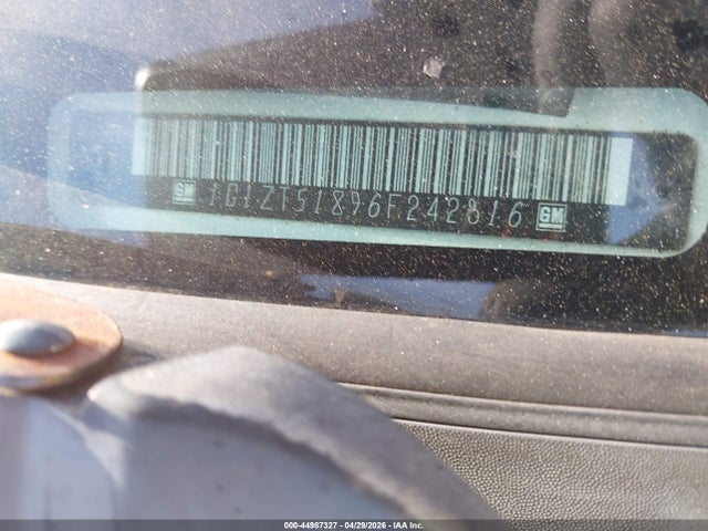 44987327 :رقم المزاد ، 1G1ZT51896F242316 vin ، 2006 Chevrolet Malibu Lt مزاد بيع