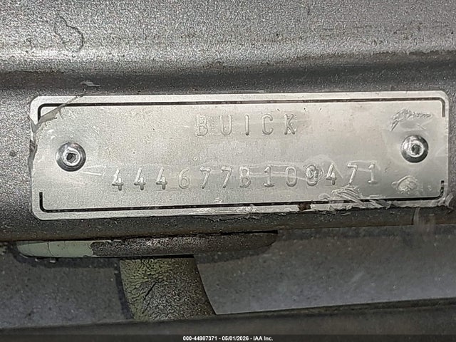 1967 Buick Sky მანქანა იყიდება აუქციონზე, vin: 444677B100471, აუქციონის ნომერი: 44987371