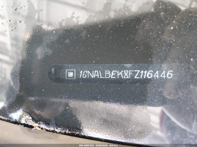 Aukcja sprzedaży 2015 Chevrolet Equinox 1lt, vin: 1GNALBEK8FZ116446, numer aukcji: 44987432
