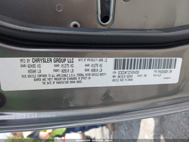 Aukcja sprzedaży 2012 Chrysler 300c Awd, vin: 2C3CCAKT2CH264293, numer aukcji: 44987506