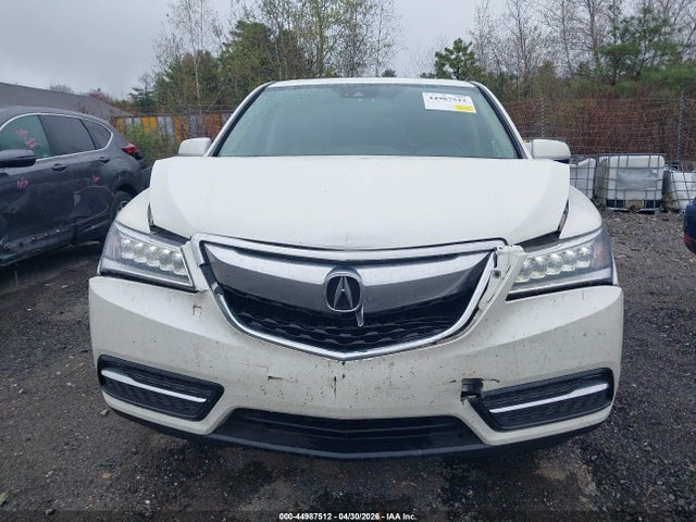 44987512 :رقم المزاد ، 5FRYD4H43GB011848 vin ، 2016 Acura Mdx Technology   Acurawatch Plus Packages/technology Package مزاد بيع