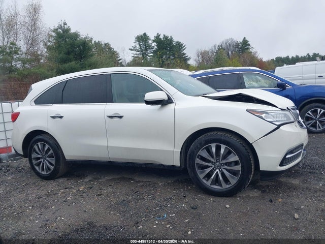 44987512 :رقم المزاد ، 5FRYD4H43GB011848 vin ، 2016 Acura Mdx Technology   Acurawatch Plus Packages/technology Package مزاد بيع