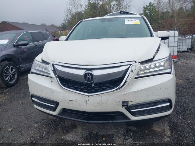 44987512 :رقم المزاد ، 5FRYD4H43GB011848 vin ، 2016 Acura Mdx Technology   Acurawatch Plus Packages/technology Package مزاد بيع