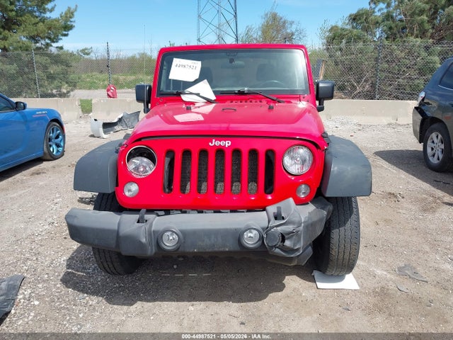 44987521 :رقم المزاد ، 1C4AJWAG1FL686783 vin ، 2015 Jeep Wrangler Sport مزاد بيع