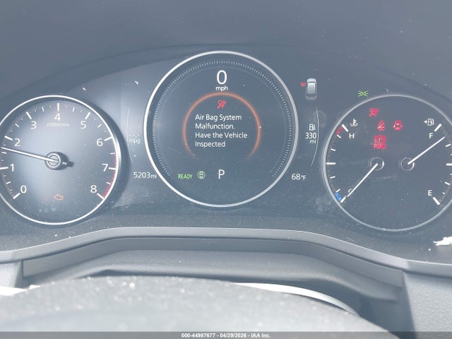 44987677 :رقم المزاد ، JM3KKBHDXS1243079 vin ، 2025 Mazda Cx-90 3.3 Turbo Preferred Package مزاد بيع