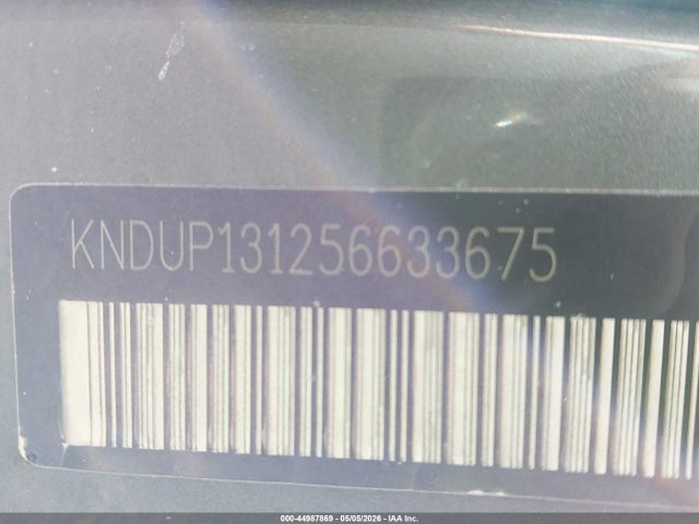 44987869 :رقم المزاد ، KNDUP131256633675 vin ، 2005 Kia Sedona Ex/lx مزاد بيع
