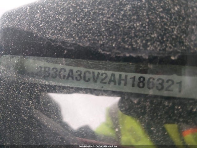 44988147 :رقم المزاد ، 2B3CA3CV2AH186321 vin ، 2010 Dodge Charger Sxt مزاد بيع