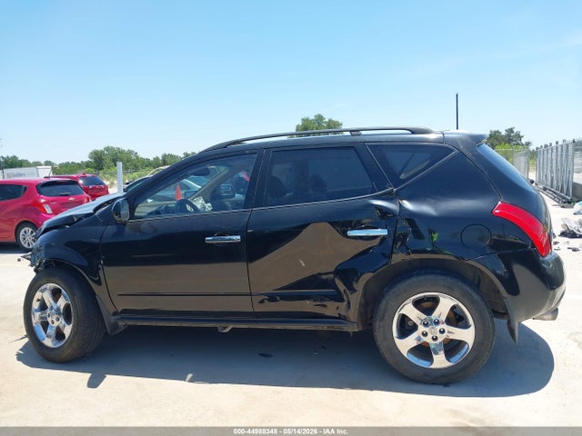 2003 Nissan Murano Sl მანქანა იყიდება აუქციონზე, vin: JN8AZ08TX3W117762, აუქციონის ნომერი: 44988348