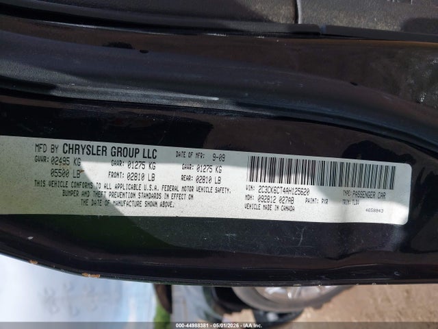 Продаж на аукціоні авто 2010 Chrysler 300c Awd, vin: 2C3CK6CT4AH125620, номер лоту: 44988381