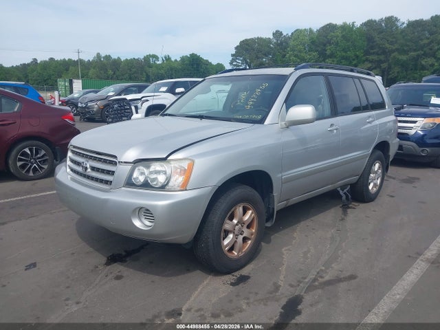 2002 Toyota Highlander V6 მანქანა იყიდება აუქციონზე, vin: JTEHF21A920087948, აუქციონის ნომერი: 44988455