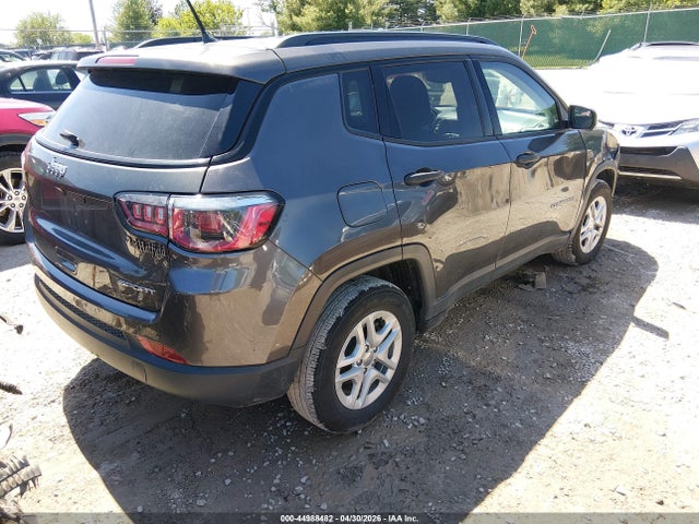2018 Jeep Compass Sport Fwd მანქანა იყიდება აუქციონზე, vin: 3C4NJCAB0JT335249, აუქციონის ნომერი: 44988482