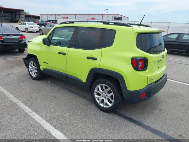 44988540 :رقم المزاد ، ZACCJBAB9JPJ22094 vin ، 2018 Jeep Renegade Sport 4x4 مزاد بيع