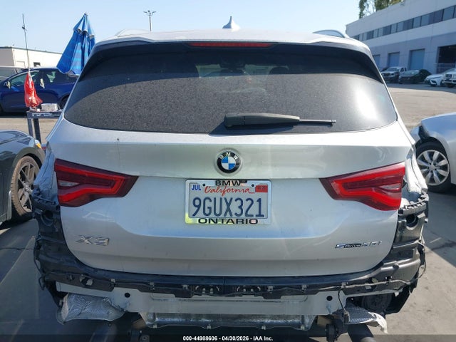 Продаж на аукціоні авто 2020 Bmw X3 Sdrive30i, vin: 5UXTY3C09L9D09079, номер лоту: 44988606