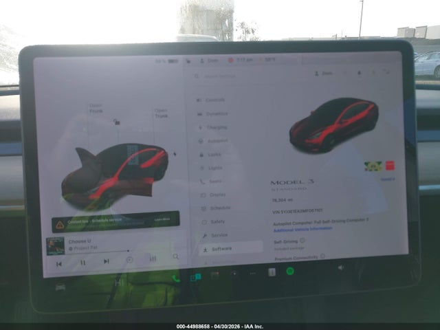 Tesla Model 3 Standard Range Plus Rear-wheel Drive 2021 5YJ3E1EA2MF067101 Image 19