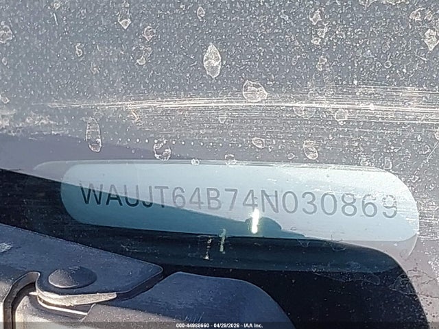 Aukcja sprzedaży 2004 Audi A6 3.0, vin: WAUJT64B74N030869, numer aukcji: 44988660